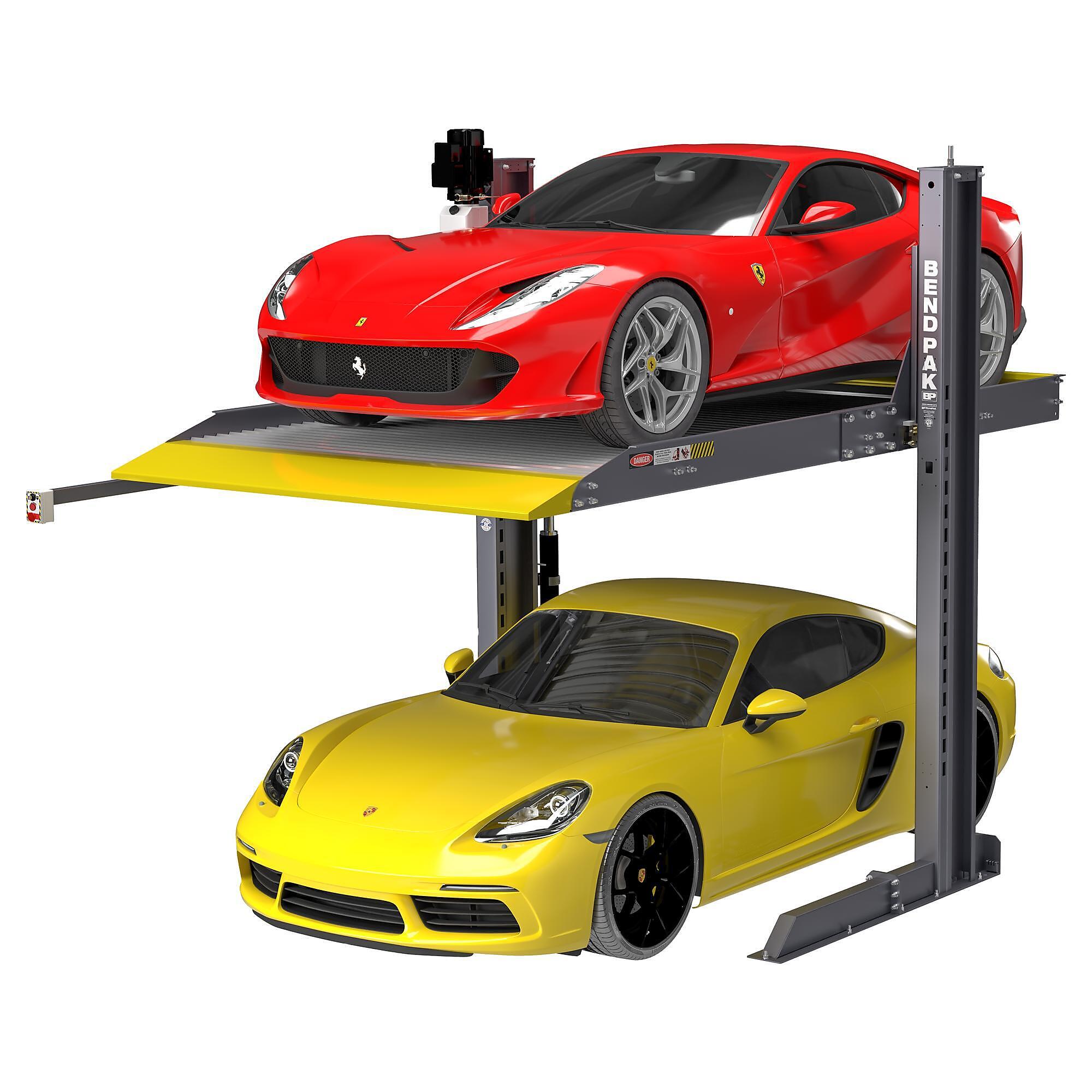 PL6000DC 6,000 Lb. Capacity Two-Post Parking Lift Shared Columns